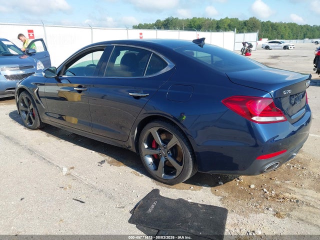 2019 Genesis G70 მანქანა იყიდება აუქციონზე, vin: KMTG34LE4KU027347, აუქციონის ნომერი: 45771475