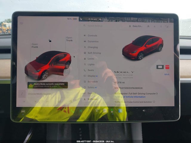 Продаж на аукціоні авто 2023 Tesla Model Y Awd/long Range Dual Motor All-wheel Drive, vin: 7SAYGDEEXPA069526, номер лоту: 45771597
