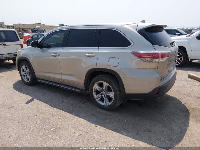 Toyota Highlander Limited V6 2015 5TDYKRFH0FS062874 Image 3