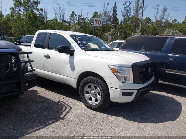 2022 Nissan Titan King Cab S 4x2 მანქანა იყიდება აუქციონზე, vin: 1N6AA1CE0NN106499, აუქციონის ნომერი: 45771669