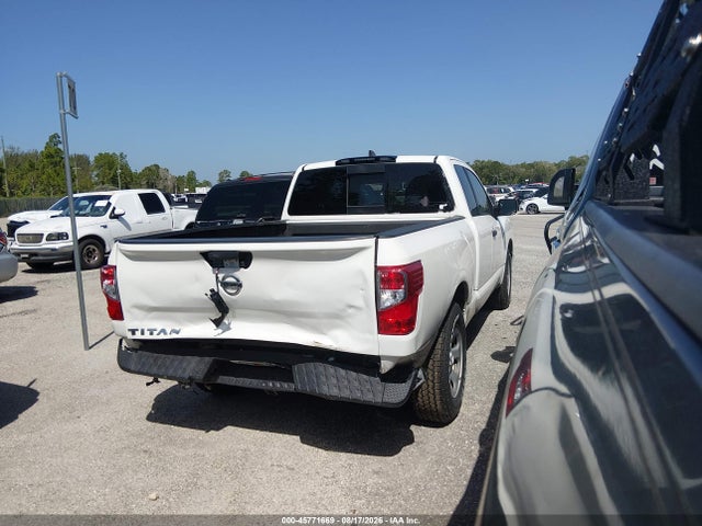 2022 Nissan Titan King Cab S 4x2 მანქანა იყიდება აუქციონზე, vin: 1N6AA1CE0NN106499, აუქციონის ნომერი: 45771669