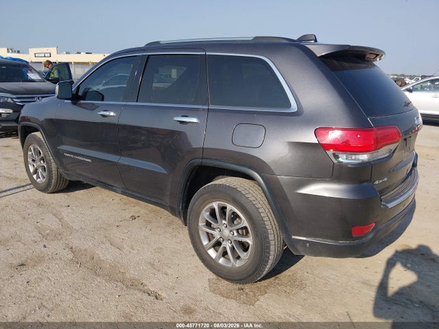 Продажа на аукционе авто 2016 Jeep Grand Cherokee Limited, vin: 1C4RJFBG6GC385235, номер лота: 45771720
