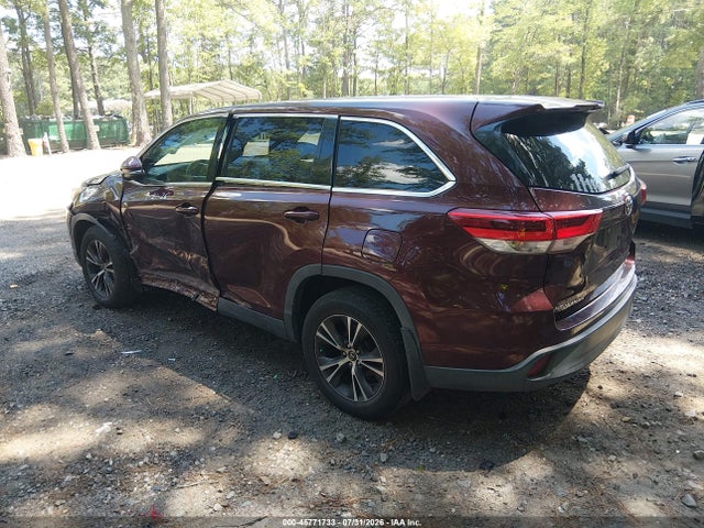 45771733 :رقم المزاد ، 5TDBZRFH4KS960633 vin ، 2019 Toyota Highlander Le مزاد بيع