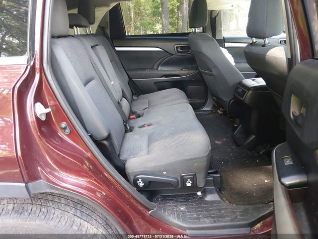 45771733 :رقم المزاد ، 5TDBZRFH4KS960633 vin ، 2019 Toyota Highlander Le مزاد بيع