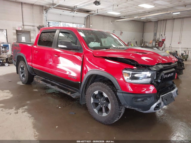 45771821 :رقم المزاد ، 1C6SRFLT8LN142845 vin ، 2020 Ram 1500 Rebel  4x4 5'7 Box مزاد بيع
