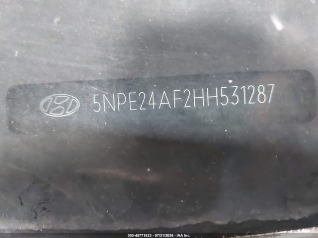 Продажа на аукционе авто 2017 Hyundai Sonata, vin: 5NPE24AF2HH531287, номер лота: 45771823