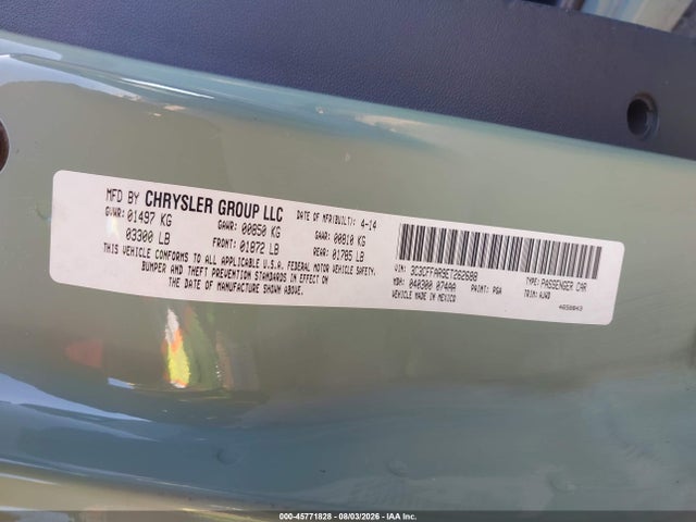 Fiat 500 POP 2014 3C3CFFAR9ET262688 Image 9