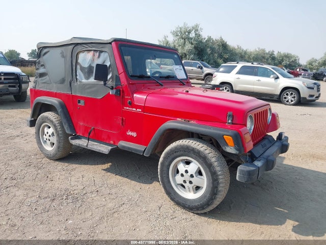 Продажа на аукционе авто 1998 Jeep Wrangler Se, vin: 1J4FY29P7WP786291, номер лота: 45771998