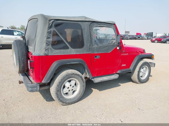 Продаж на аукціоні авто 1998 Jeep Wrangler Se, vin: 1J4FY29P7WP786291, номер лоту: 45771998