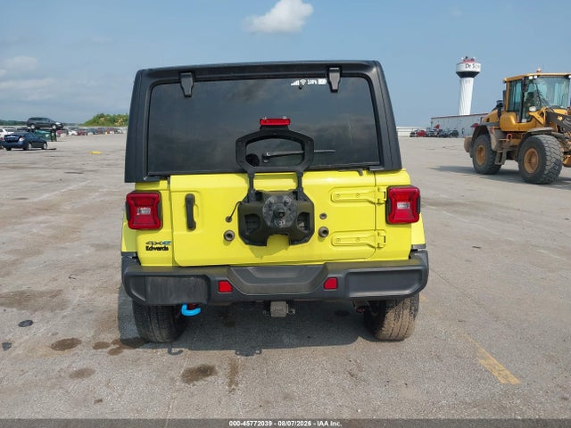 2023 Jeep Wrangler 4xe Rubicon 4x4 მანქანა იყიდება აუქციონზე, vin: 1C4JJXR66PW663761, აუქციონის ნომერი: 45772039