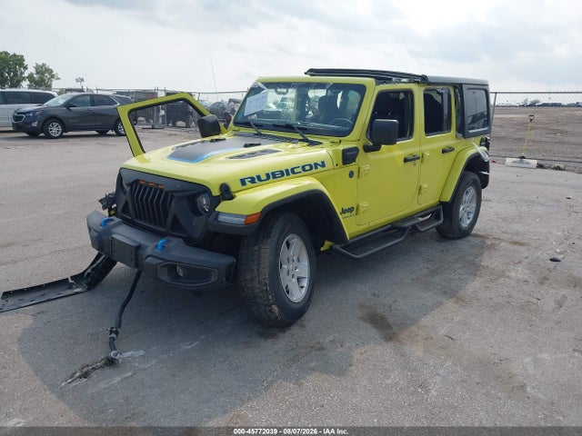 2023 Jeep Wrangler 4xe Rubicon 4x4 მანქანა იყიდება აუქციონზე, vin: 1C4JJXR66PW663761, აუქციონის ნომერი: 45772039