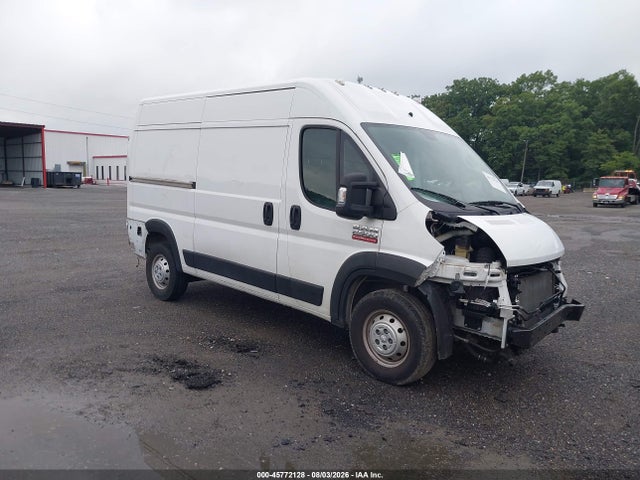 45772128 :رقم المزاد ، 3C6LRVCG7ME567853 vin ، 2021 Ram Promaster 2500 High Roof 136 Wb مزاد بيع