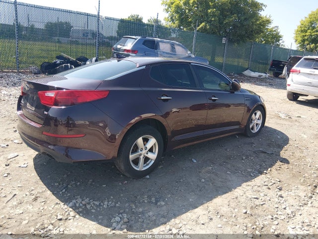 2015 Kia Optima Lx მანქანა იყიდება აუქციონზე, vin: 5XXGM4A79FG490452, აუქციონის ნომერი: 45772159