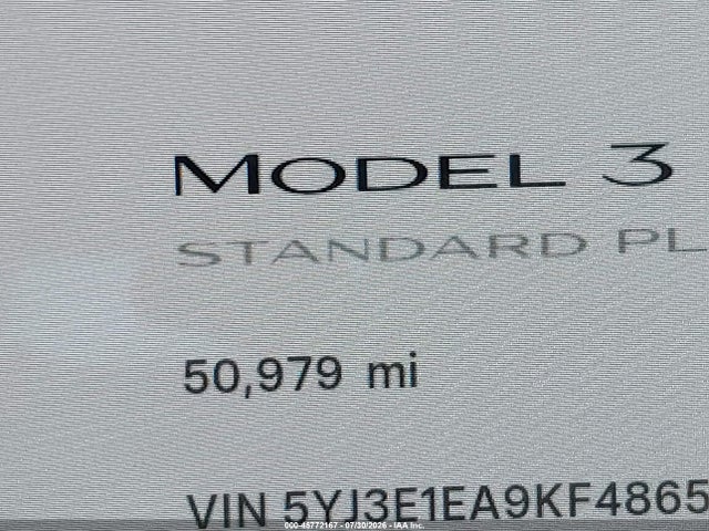 Tesla Model 3 Long Range/mid Range/standard Range/standard Range Plus 2019 5YJ3E1EA9KF486575 Image 14