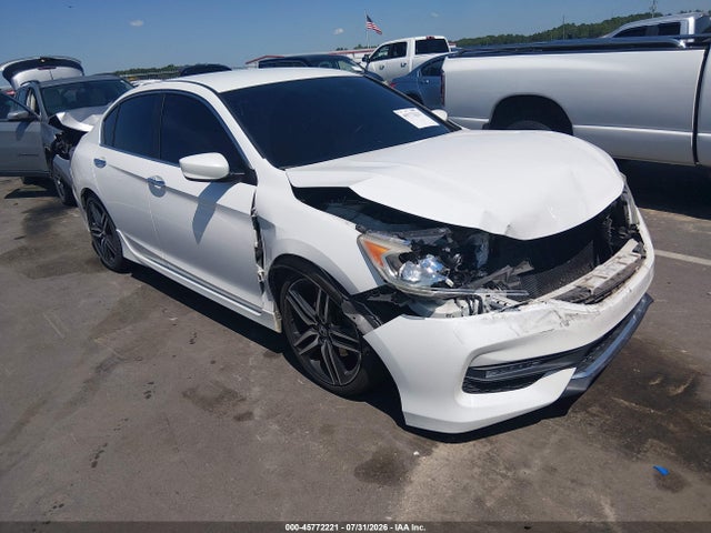 45772221 :رقم المزاد ، 1HGCR2F59HA161441 vin ، 2017 Honda Accord Sport مزاد بيع