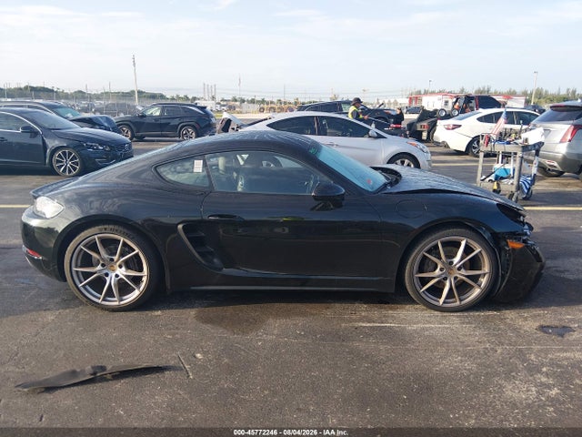 45772246 :رقم المزاد ، WP0AA2A83JS260173 vin ، 2018 Porsche 718 Cayman مزاد بيع
