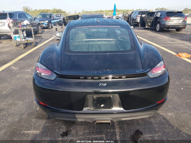 45772246 :رقم المزاد ، WP0AA2A83JS260173 vin ، 2018 Porsche 718 Cayman مزاد بيع