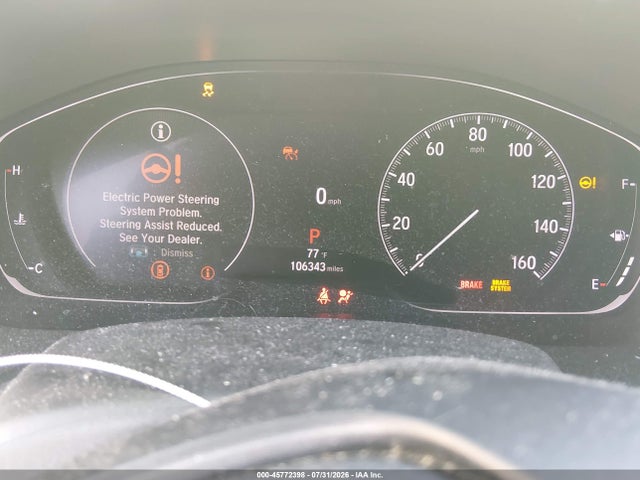Aukcja sprzedaży 2022 Honda Accord Ex-l, vin: 1HGCV1F56NA070371, numer aukcji: 45772398