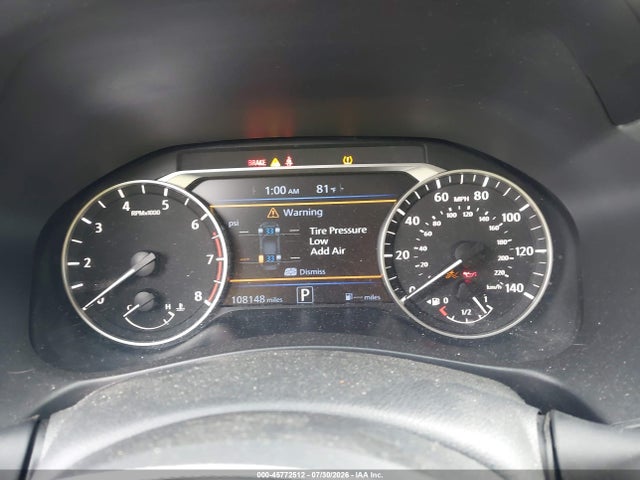 2019 Nissan Altima 2.5 Sr მანქანა იყიდება აუქციონზე, vin: 1N4BL4CV1KC173998, აუქციონის ნომერი: 45772512