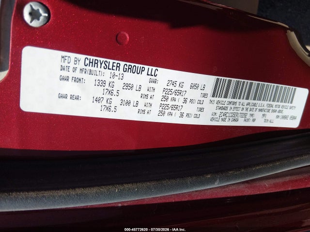 2C4RC1CG5ER172292 Chrysler Town &amp; Country Touring-l