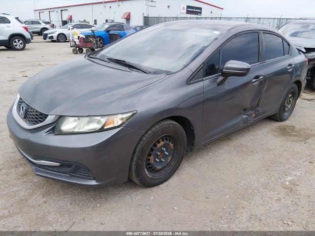 Honda Civic Lx 2014 2HGFB2F52EH521714 Image 2