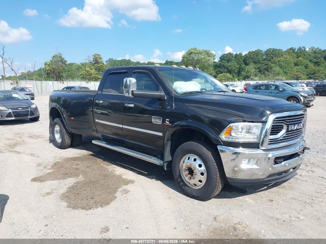 45772721 :رقم المزاد ، 3C63RRKL0JG292798 vin ، 2018 Ram 3500 Laramie Longhorn  4x4 8' Box مزاد بيع