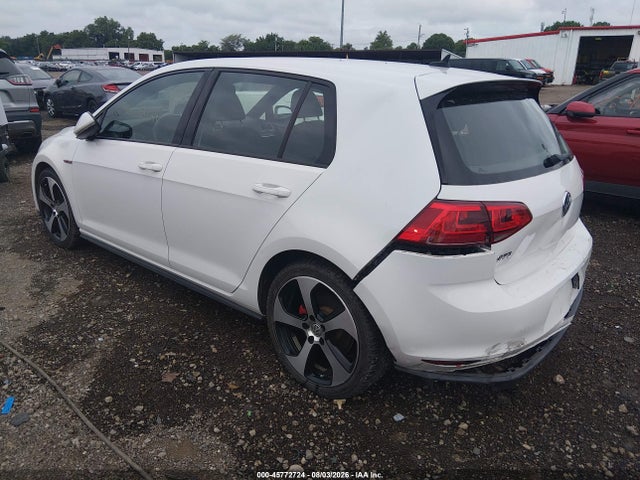 Продажа на аукционе авто 2017 Volkswagen Golf Gti Autobahn 4-door/s 4-door/se 4-door/sport 4-door, vin: 3VW5T7AU0HM033707, номер лота: 45772724
