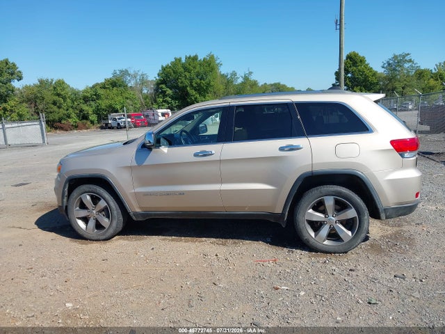 Продаж на аукціоні авто 2014 Jeep Grand Cherokee Limited, vin: 1C4RJFBG0EC365852, номер лоту: 45772745