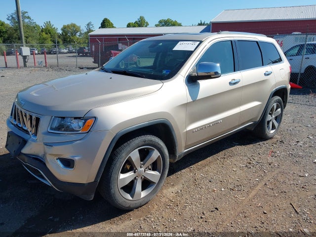 Продаж на аукціоні авто 2014 Jeep Grand Cherokee Limited, vin: 1C4RJFBG0EC365852, номер лоту: 45772745