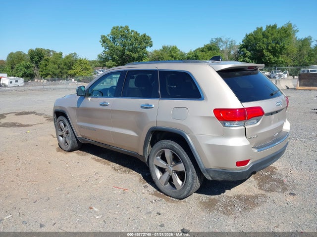 Продаж на аукціоні авто 2014 Jeep Grand Cherokee Limited, vin: 1C4RJFBG0EC365852, номер лоту: 45772745