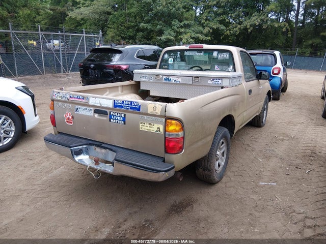 Aukcja sprzedaży 2001 Toyota Tacoma, vin: 5TENL42N11Z728523, numer aukcji: 45772778