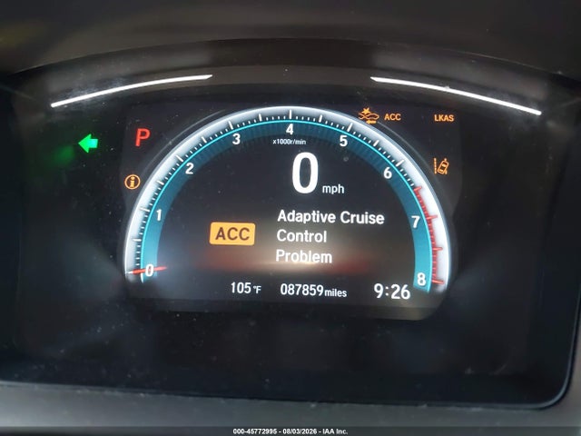 2019 Honda Civic Ex მანქანა იყიდება აუქციონზე, vin: 2HGFC3B36KH353997, აუქციონის ნომერი: 45772995