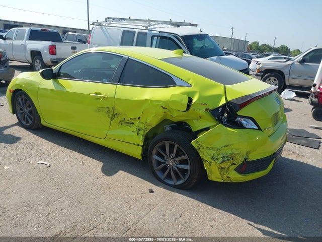 2019 Honda Civic Ex მანქანა იყიდება აუქციონზე, vin: 2HGFC3B36KH353997, აუქციონის ნომერი: 45772995