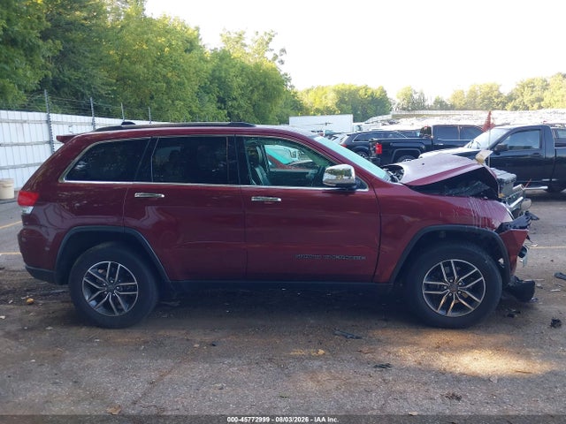 45772999 :رقم المزاد ، 1C4RJFBG2KC590317 vin ، 2019 Jeep Grand Cherokee Limited 4x4 مزاد بيع