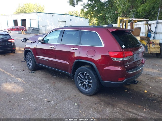 45772999 :رقم المزاد ، 1C4RJFBG2KC590317 vin ، 2019 Jeep Grand Cherokee Limited 4x4 مزاد بيع