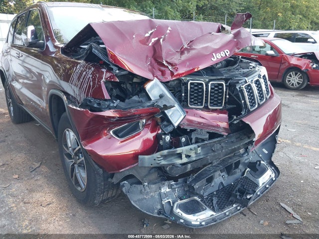 45772999 :رقم المزاد ، 1C4RJFBG2KC590317 vin ، 2019 Jeep Grand Cherokee Limited 4x4 مزاد بيع
