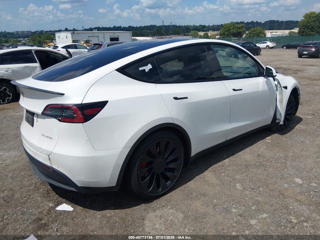 45773156 :رقم المزاد ، 7SAYGDEF1NF445491 vin ، 2022 Tesla Model Y Performance Dual Motor All-wheel Drive مزاد بيع