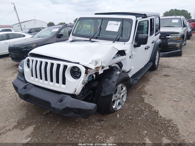 Продажа на аукционе авто 2021 Jeep Wrangler Unlimited Sport S 4x4, vin: 1C4HJXDG9MW858778, номер лота: 45773190