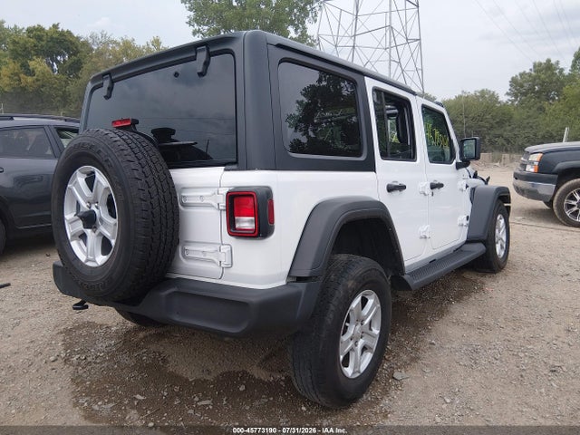 Продажа на аукционе авто 2021 Jeep Wrangler Unlimited Sport S 4x4, vin: 1C4HJXDG9MW858778, номер лота: 45773190
