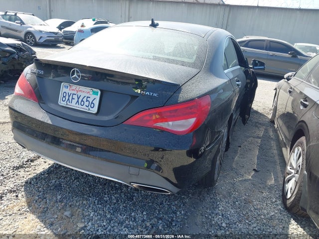 45773468 :رقم المزاد ، WDDSJ4GB0JN612780 vin ، 2018 Mercedes-benz Cla 250 4matic مزاد بيع