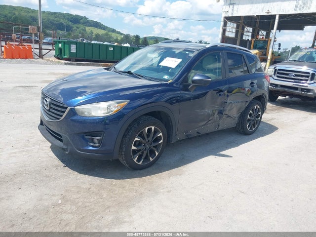 2016 Mazda Cx-5 Grand Touring მანქანა იყიდება აუქციონზე, vin: JM3KE4DY7G0691160, აუქციონის ნომერი: 45773588