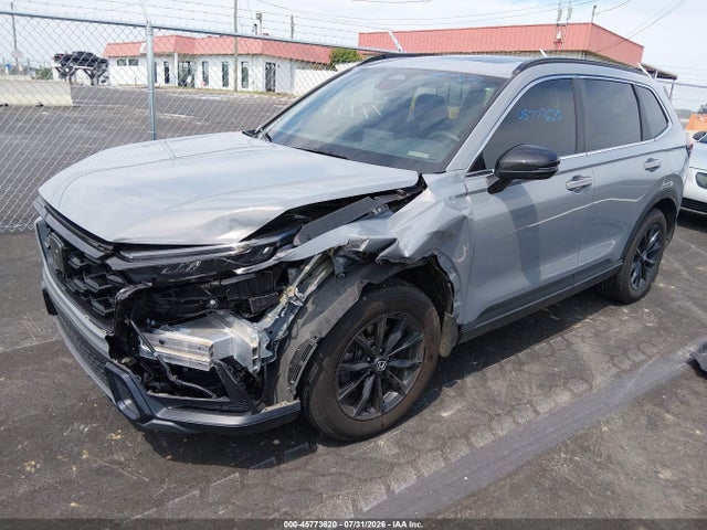 45773620 :رقم المزاد ، 7FARS6H85SE104877 vin ، 2025 Honda Cr-v Hybrid Sport-l مزاد بيع