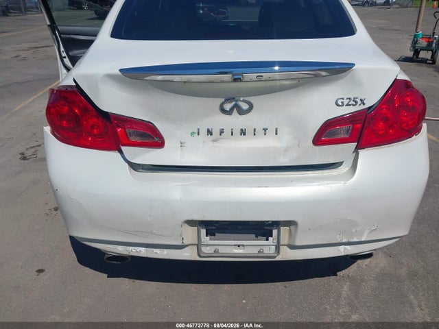 2011 Infiniti G25x მანქანა იყიდება აუქციონზე, vin: JN1DV6AR6BM651716, აუქციონის ნომერი: 45773778