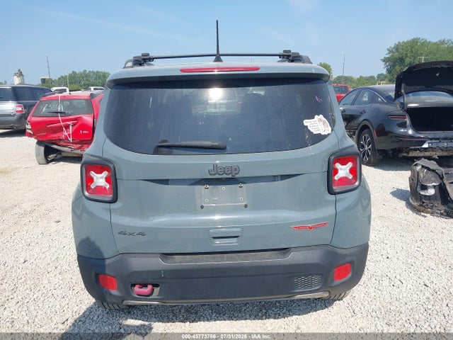 45773786 :رقم المزاد ، ZACCJBCBXJPH83794 vin ، 2018 Jeep Renegade Trailhawk 4x4 مزاد بيع
