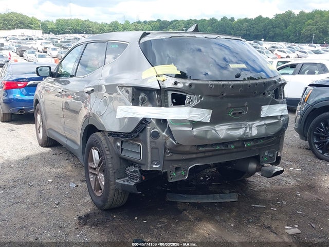 45774109 :رقم المزاد ، 5XYZT3LB9HG381110 vin ، 2017 Hyundai Santa Fe Sport 2.4l مزاد بيع