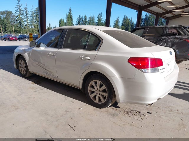 2011 Subaru Legacy 2.5i Premium მანქანა იყიდება აუქციონზე, vin: 4S3BMBC62B3212537, აუქციონის ნომერი: 45774120
