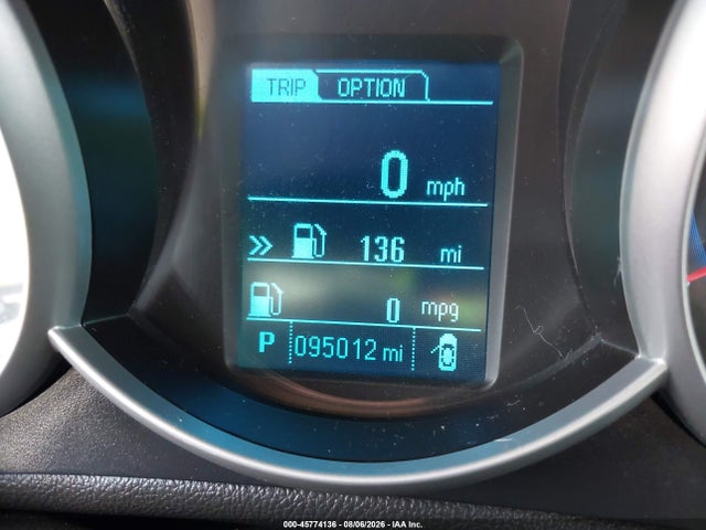 45774136 :رقم المزاد ، 1G1PC5SB5E7412388 vin ، 2014 Chevrolet Cruze 1lt Auto مزاد بيع