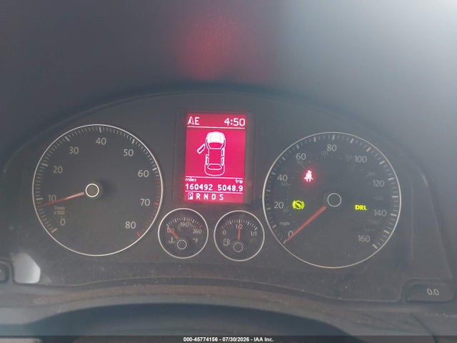 2009 Volkswagen Jetta Sel მანქანა იყიდება აუქციონზე, vin: 3VWRM71K99M127244, აუქციონის ნომერი: 45774156