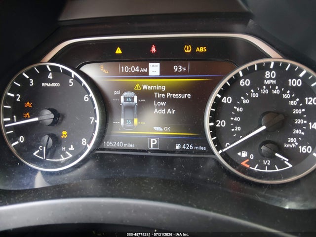 Aukcja sprzedaży 2020 Nissan Murano Platinum Fwd, vin: 5N1AZ2DJXLN158454, numer aukcji: 45774281
