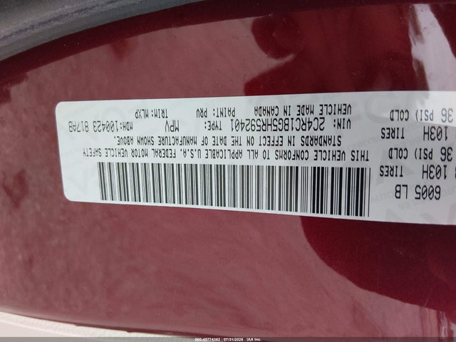 Chrysler Pacifica Touring-l 2017 2C4RC1BG5HR592401 Image 9